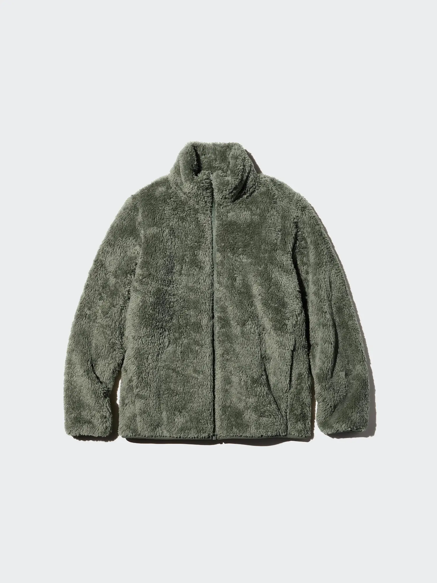 Fluffy Yarn Fleece Full-Zip Jacket