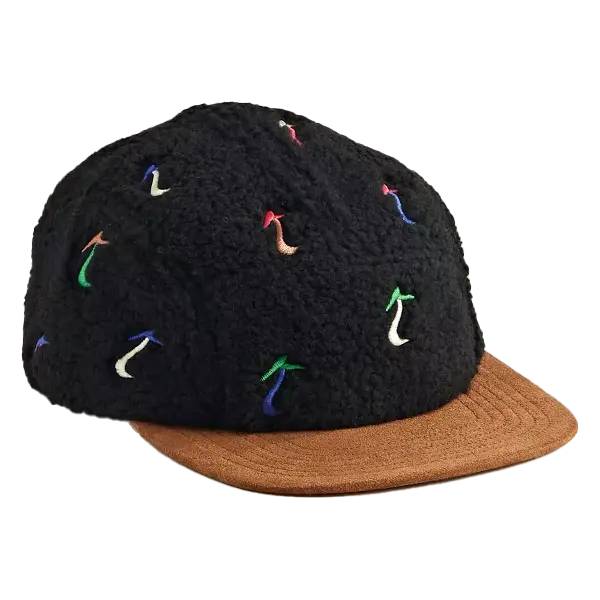 Night Shrooms 5-panel Sherpa Hat