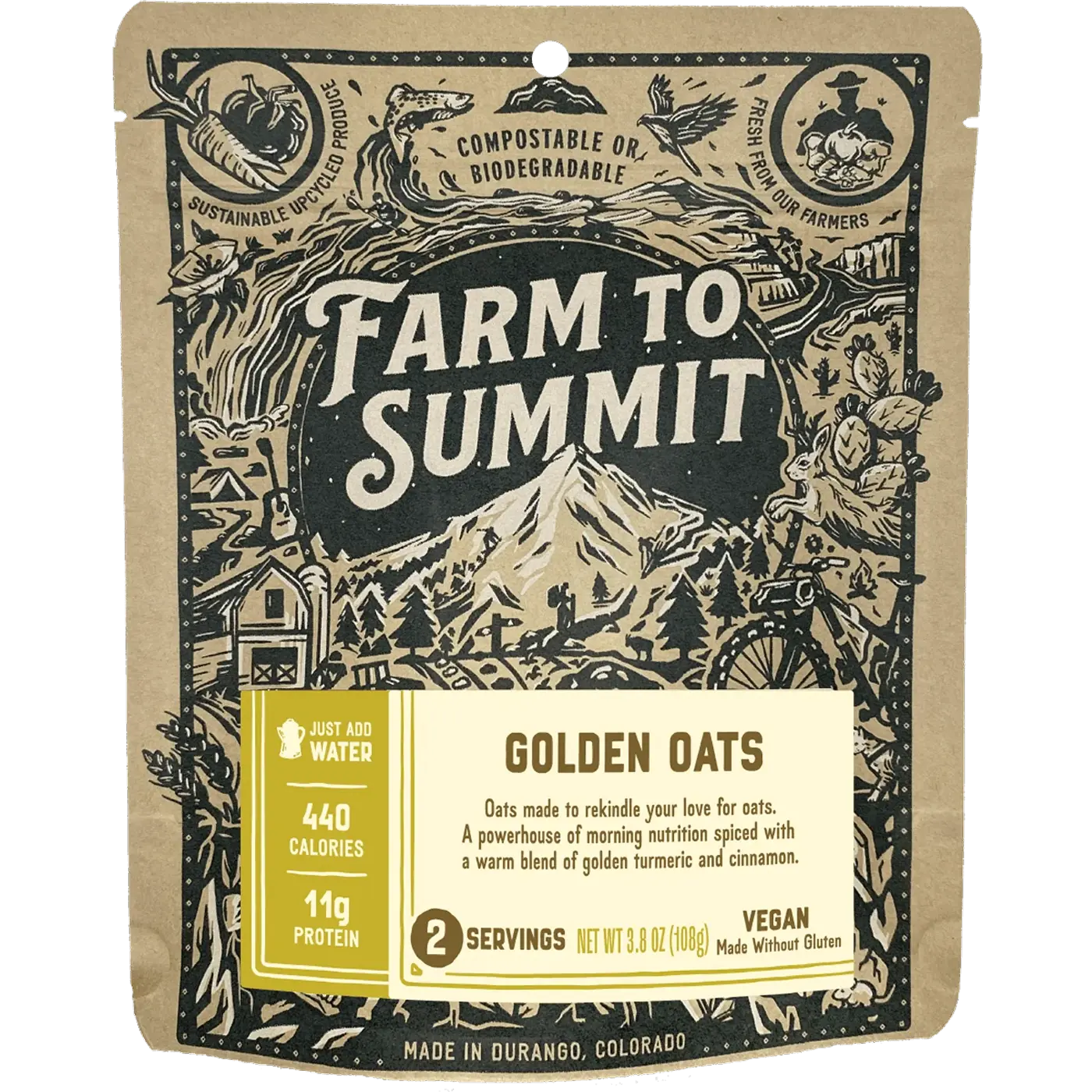 Golden Oats (2 Servings)
