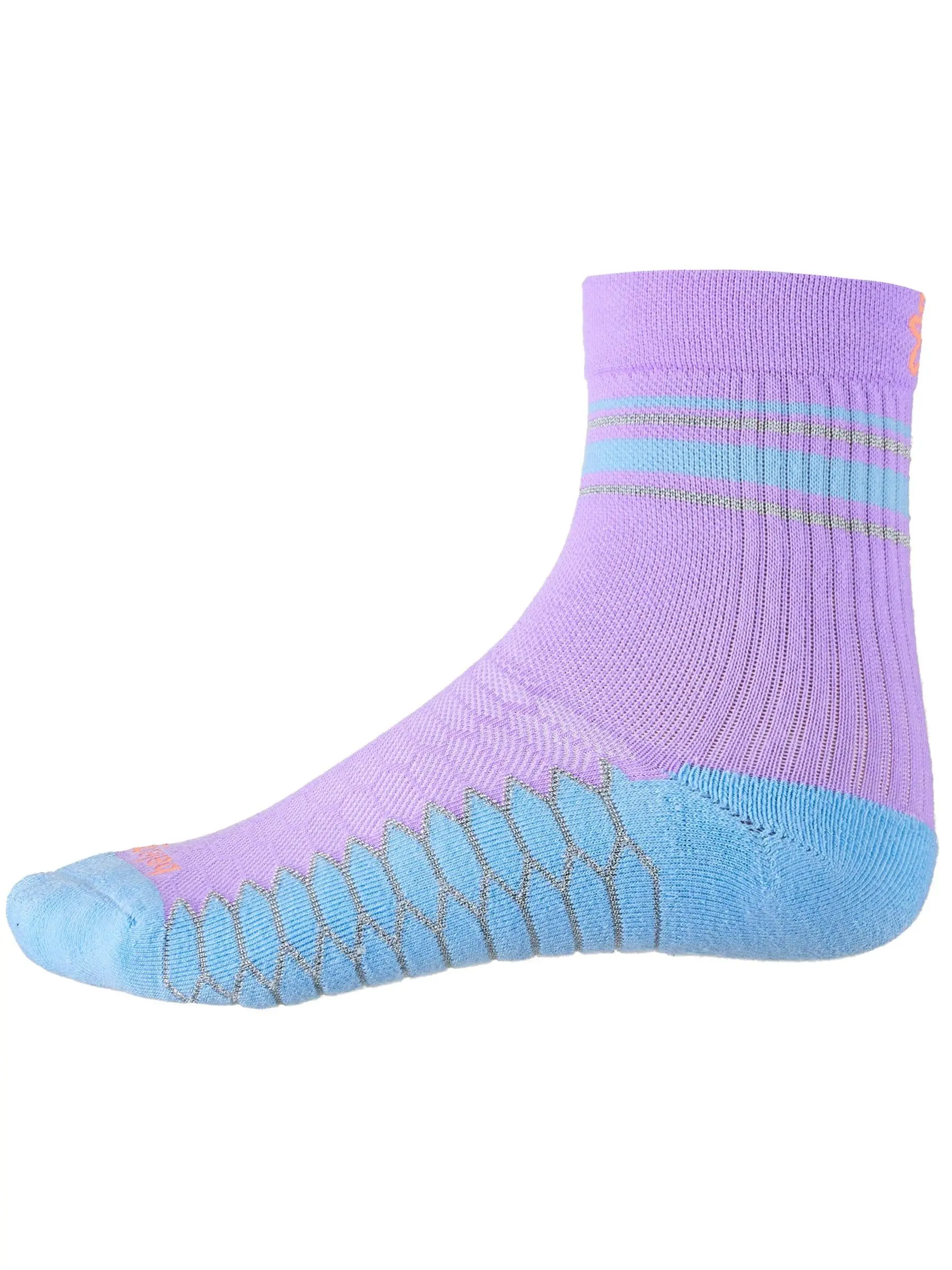 Balega Silver Mini Crew Socks Lavender