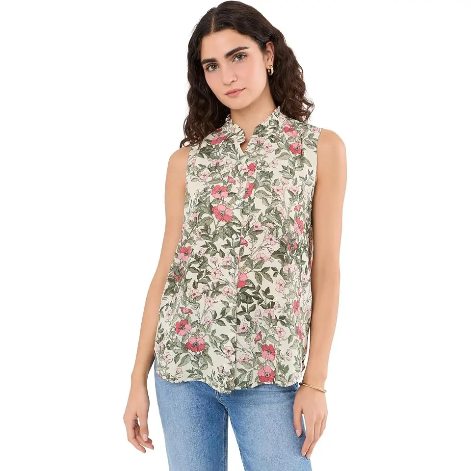 Ruffle Neck Blouse
