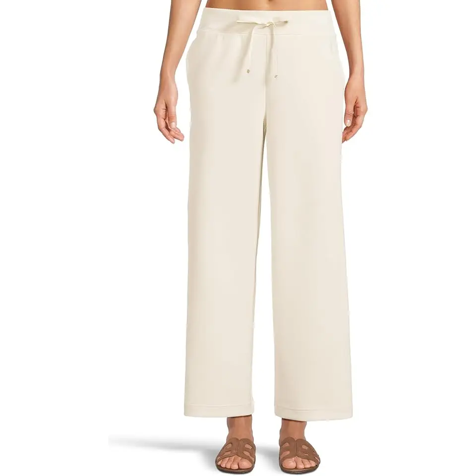 Reversible Palm Voyage Wide Leg Ankle Pant