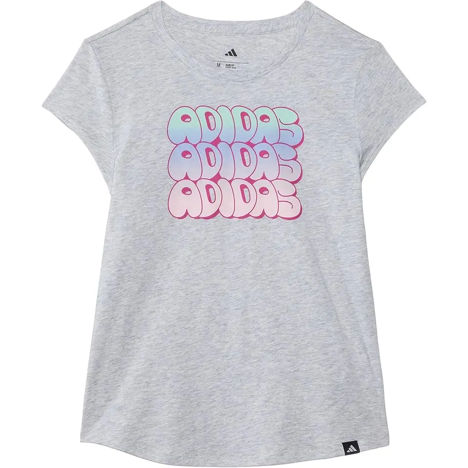 Cap Sleeve Heather Tee (Big Kid)
