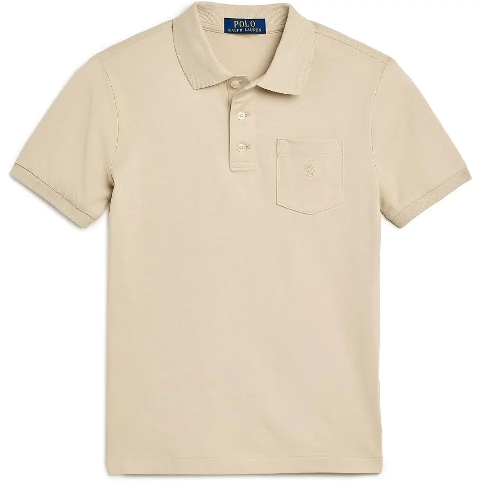 Cotton Jersey Pocket Polo Shirt (Big Kid)