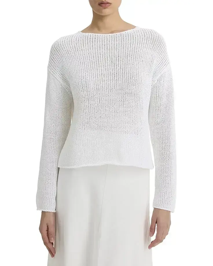 Women's Vince Coated Cotton Pullover