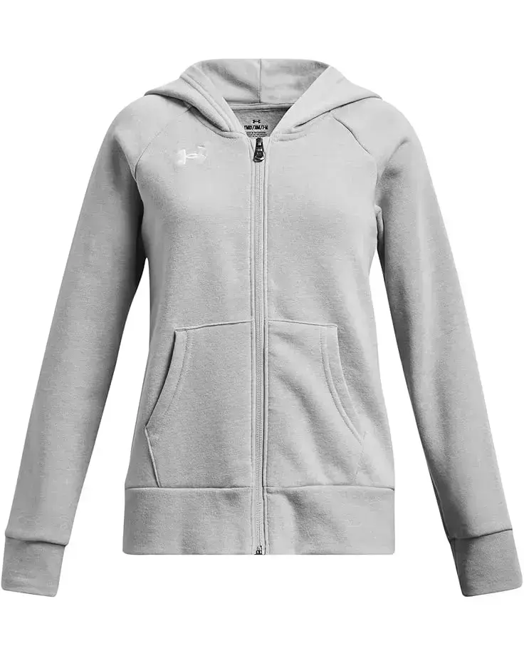 Under Armour Kids Rival Fleece Full Zip Hoodie  (Big Kids)