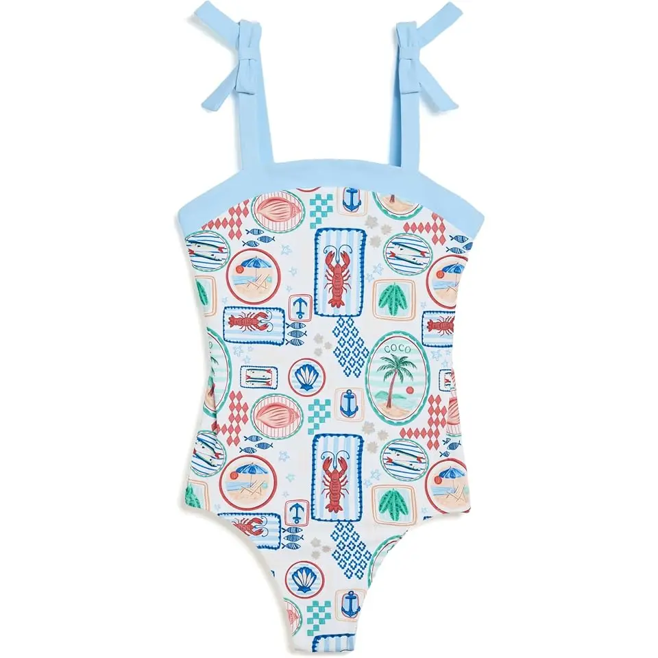 Ocean Bow One-Piece Swim (Toddler/Little Kid/Big Kid)