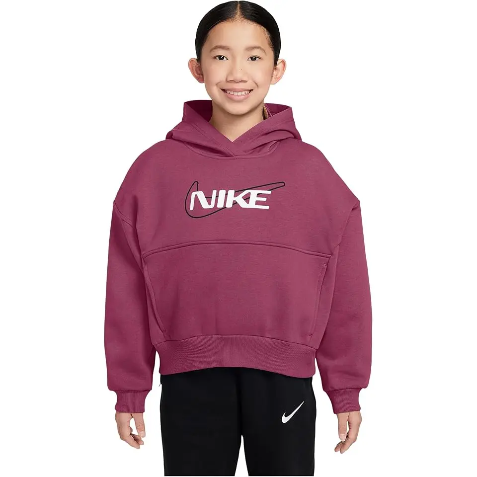 Sportswear Club Fleece Oversized Hoodie (Big Kid)