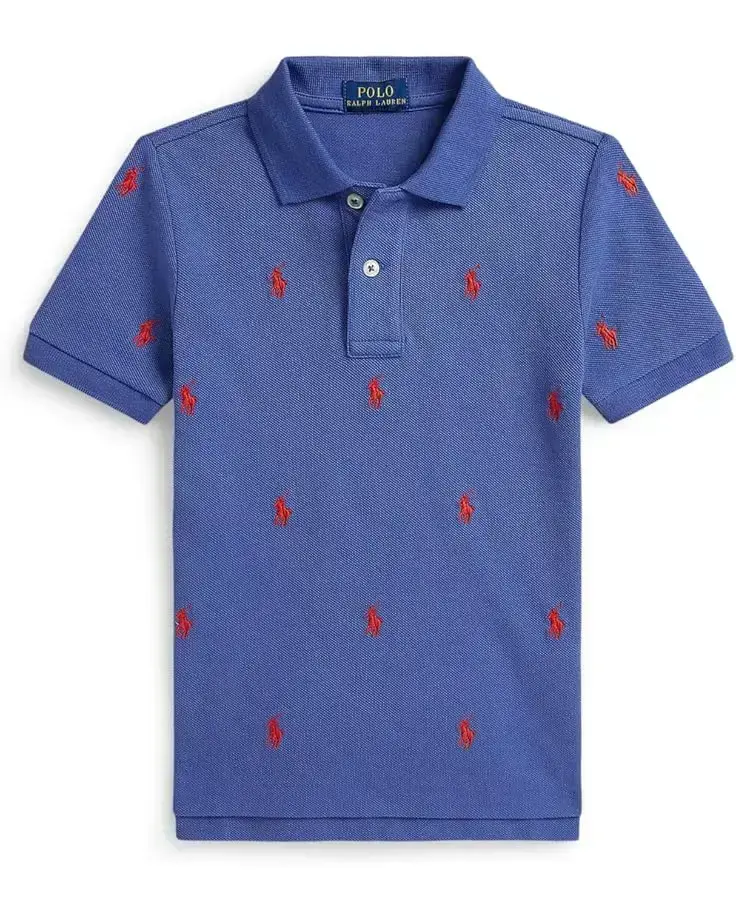 Polo Ralph Lauren Kids Polo Pony Cotton Mesh Polo Shirt (Toddler/Little Kid)