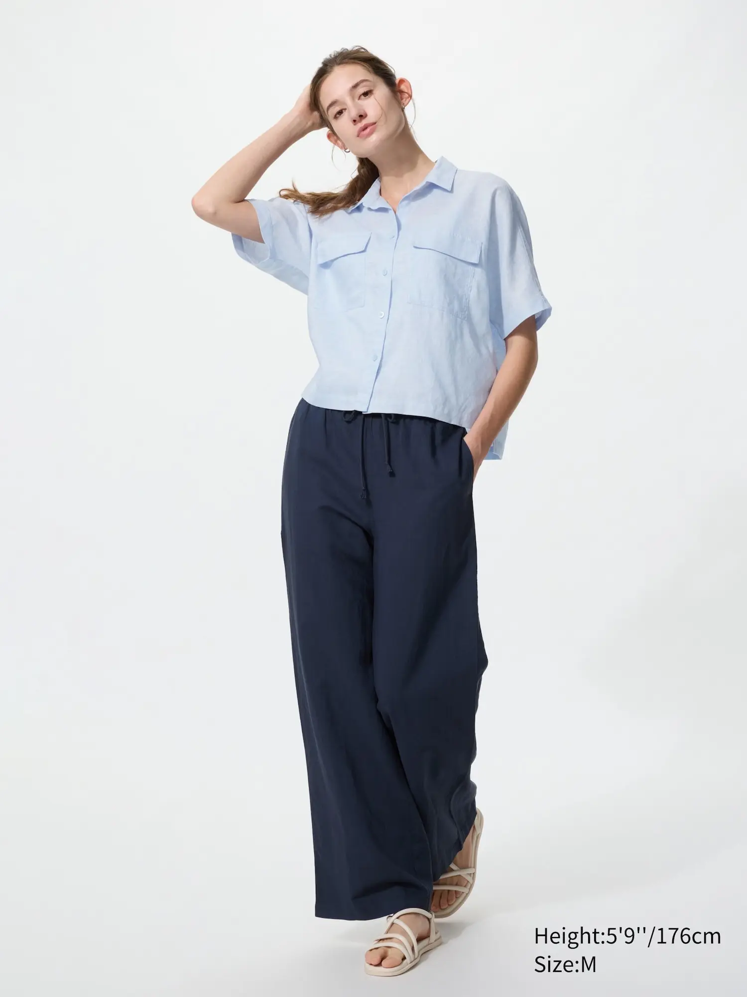 Women's Premium Linen Skipper Boxy Shirt