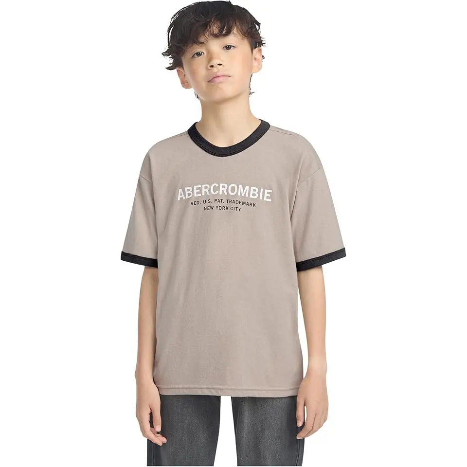 Abercrombie Ringer Tee (Big Kid)