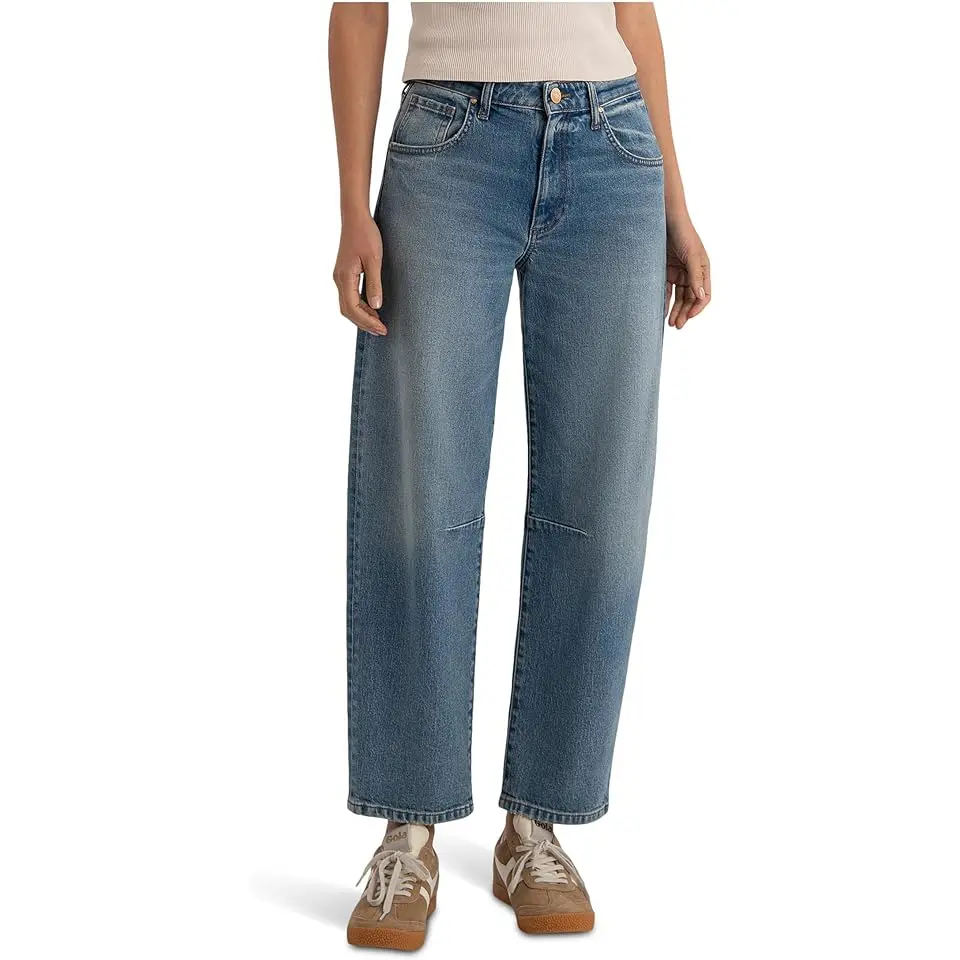 Ashton High-rise Wide Leg Barrel Regular Hem