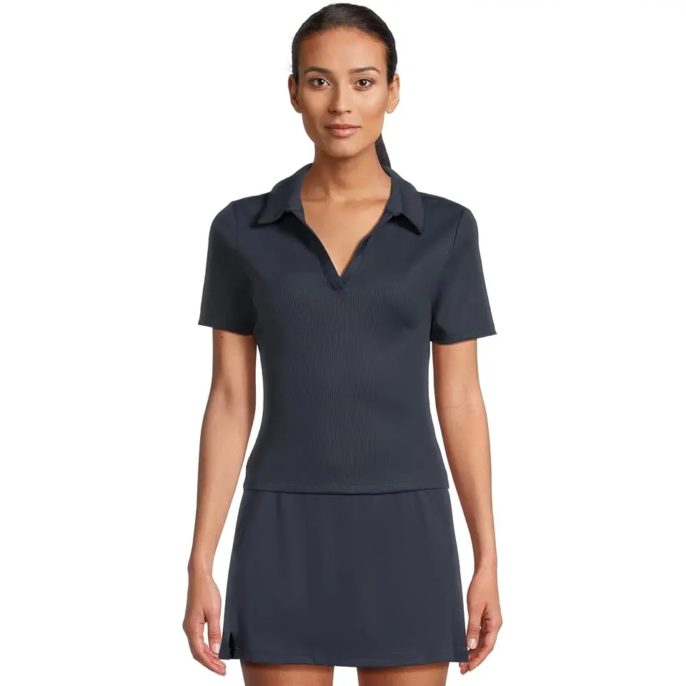 Moveknit Short Sleeve V-Neck Polo