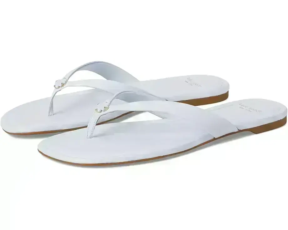 Women's Kate Spade New York Spade Flower Smooth Leather Flip-Flop