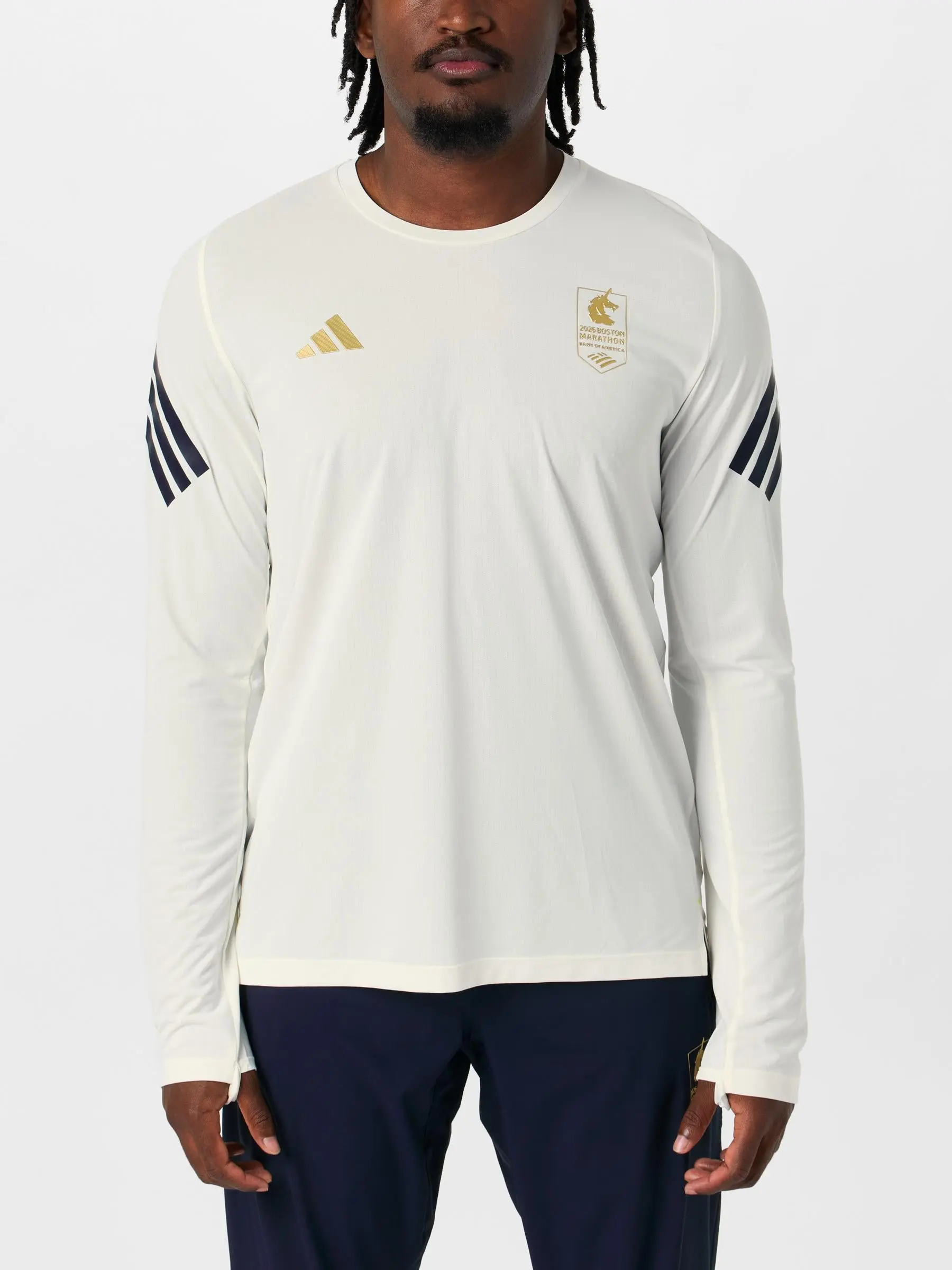 adidas Men's Boston Marathon 2026 Long Sleeve Tee