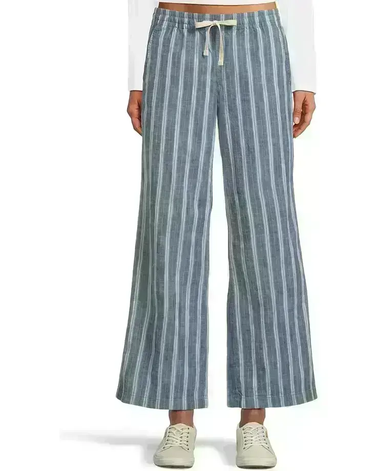 Women's L.L.Bean Lakewashed Pull-On Wide Leg Pants