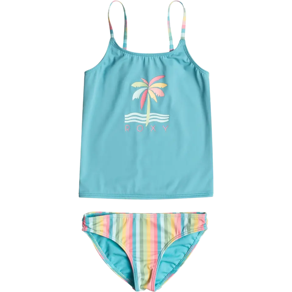 Youth Rainbow Stripe Tankini Set