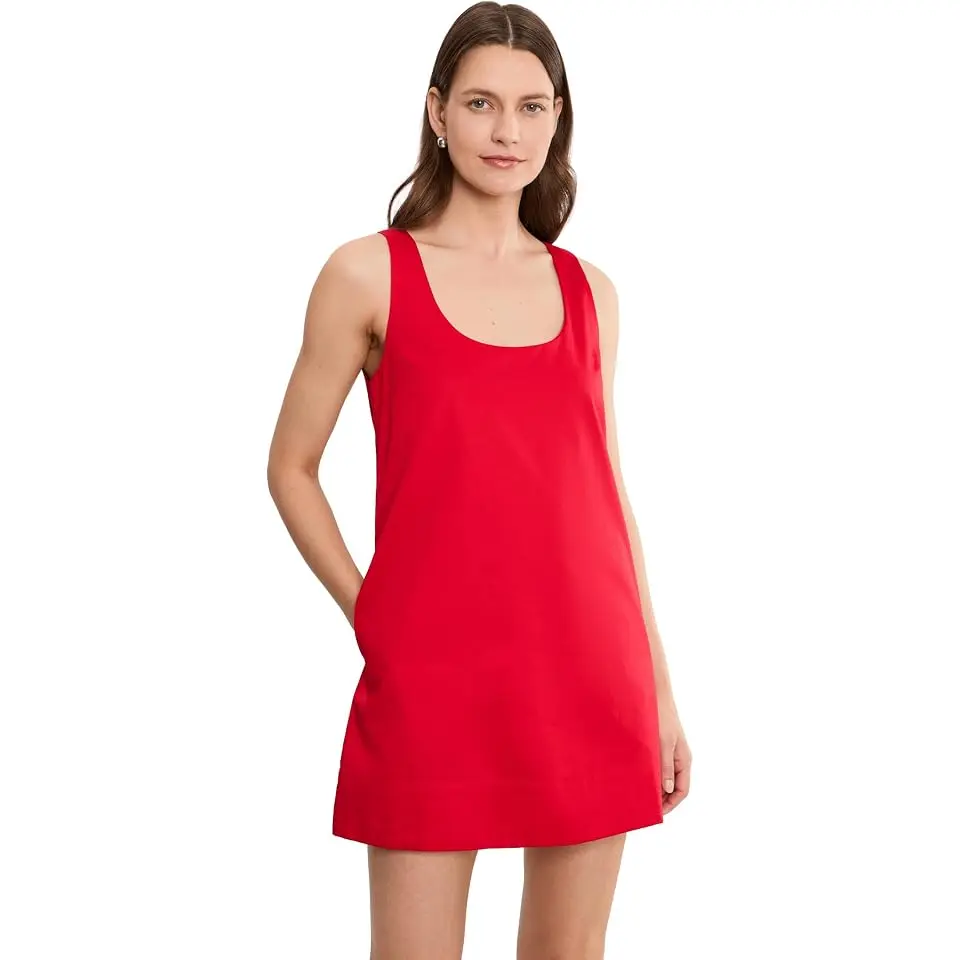 The Scoop Neck Mini Dress