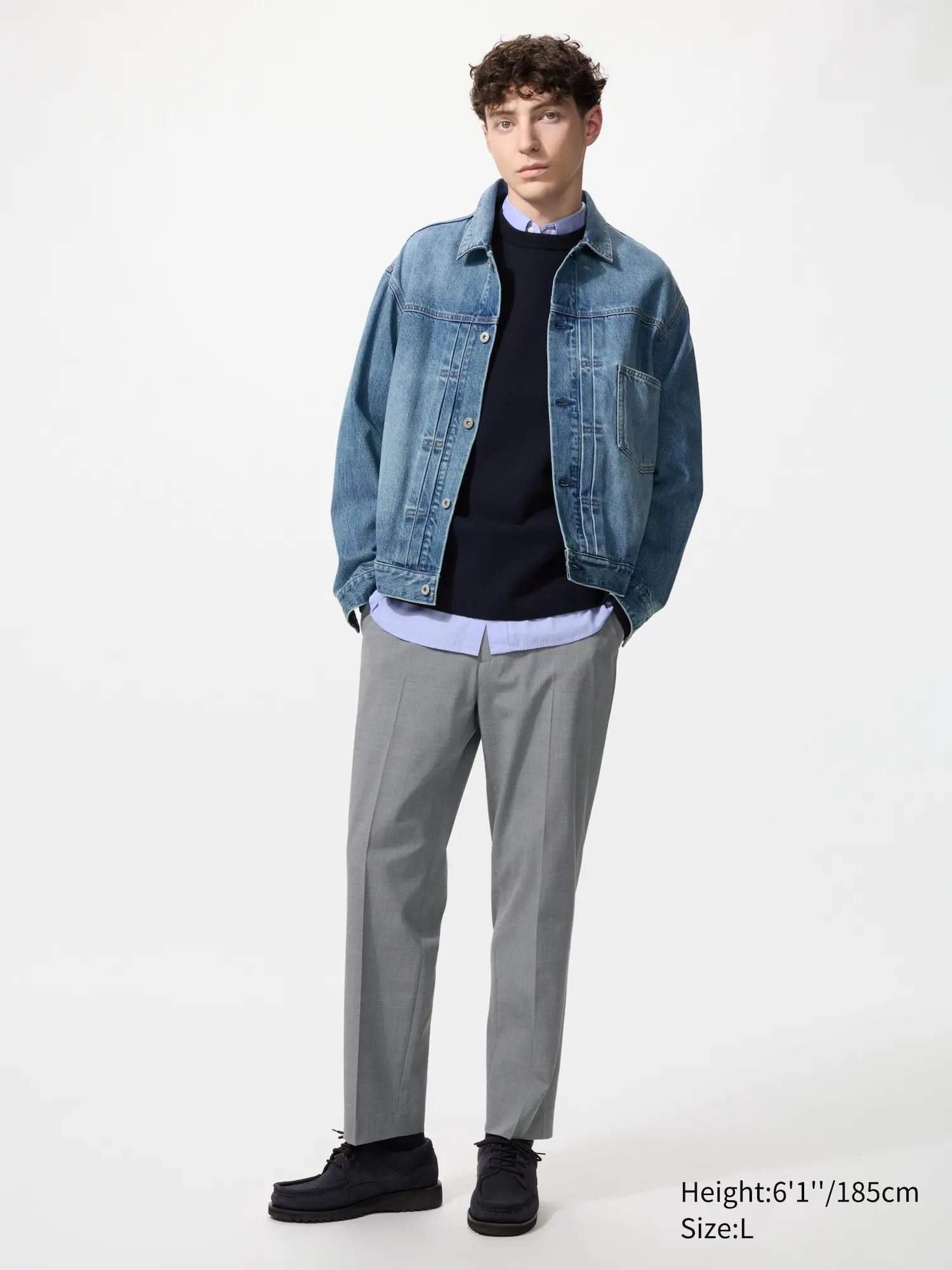 Smart Ankle Pants | Checked Pattern