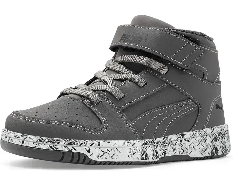 PUMA Kids Rebound Layup Mid Hook-and-Loop (Little Kid)
