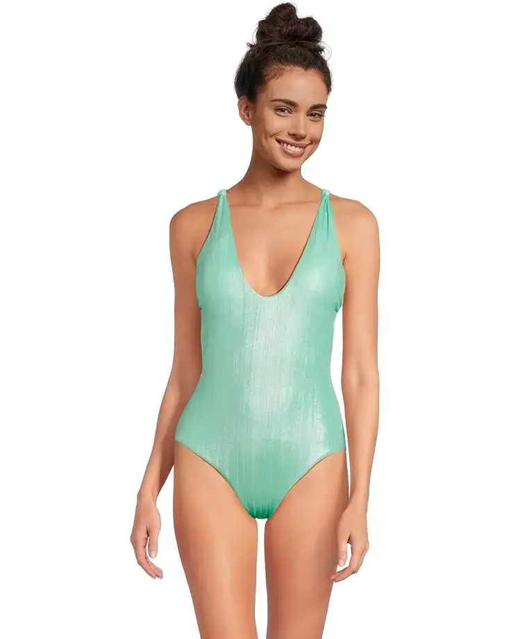 Oragami Textured Knotted One Piece