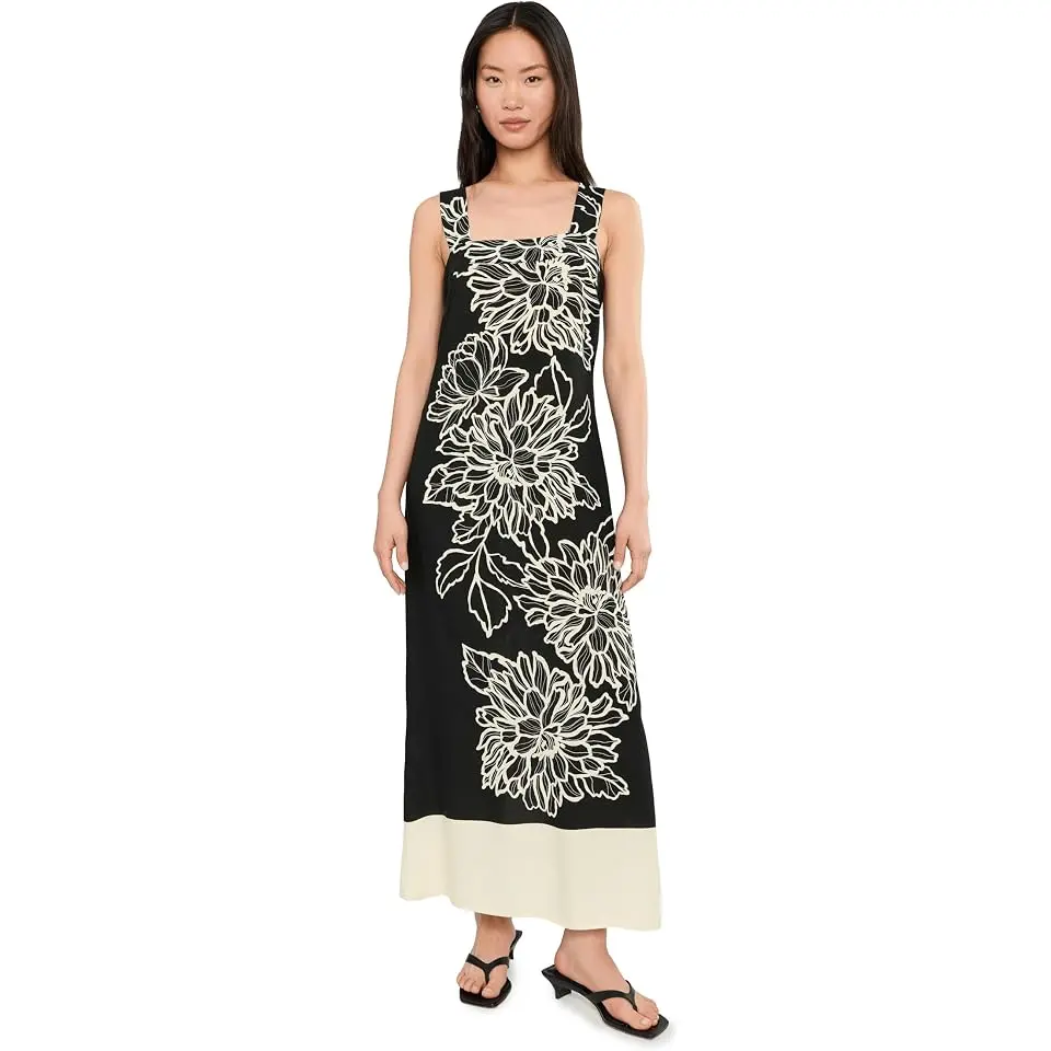 Square Neck Maxi No Tiers