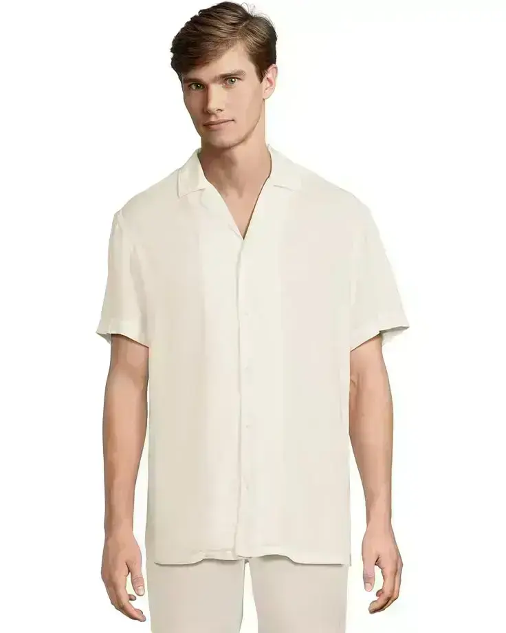 Men's Chubbies The Ivory Lotus (Rayon Sunday Shirt)