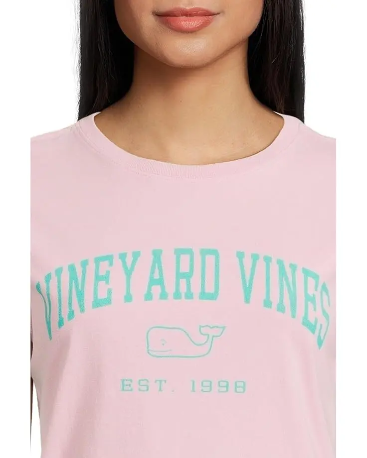 Women's Vineyard Vines Drift Dye Heritage Arch Logo Short-sleeve Tee