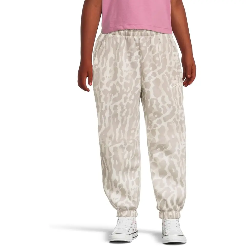Sportswear Club Fleece Printed Loose Pants (Little Kid/Big Kid)