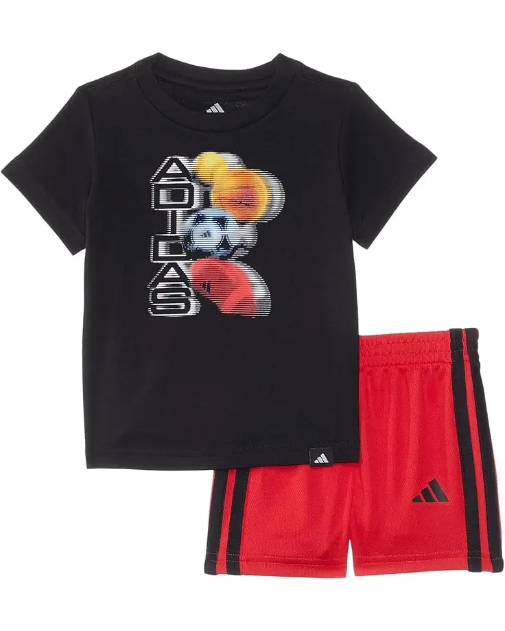 Graphic Cotton Tee & 3S Short Set (Infant)