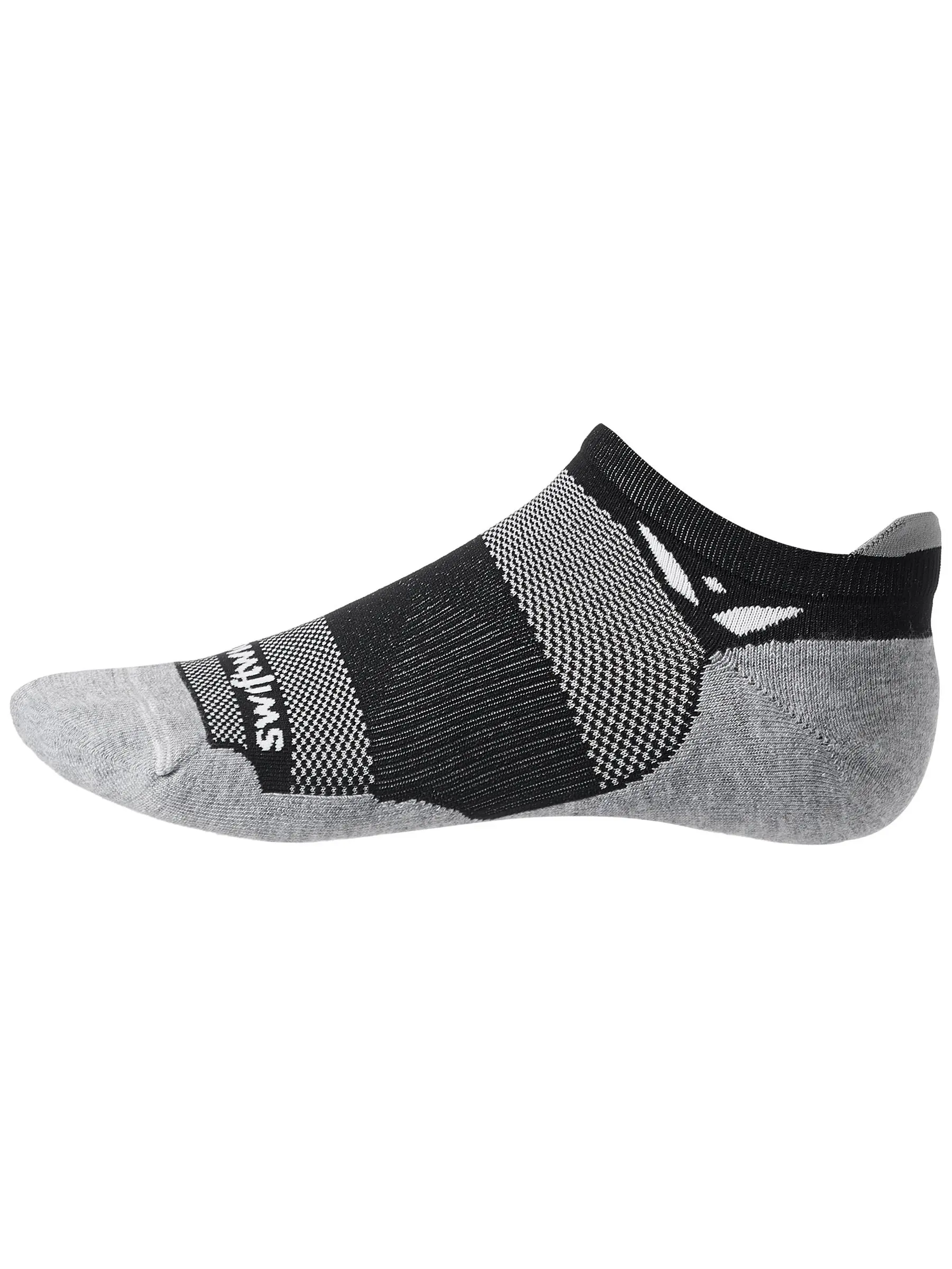 Swiftwick Maxus Zero No Show Tab Socks Black