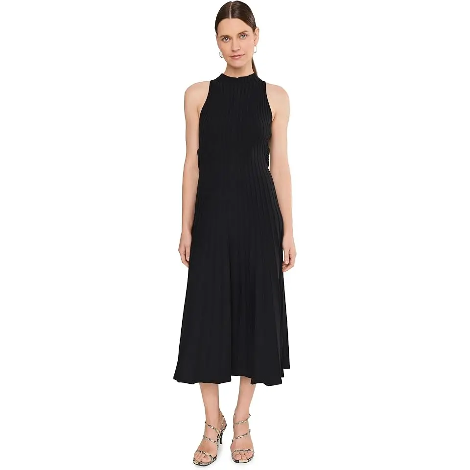 Halter Rib Knit Dress