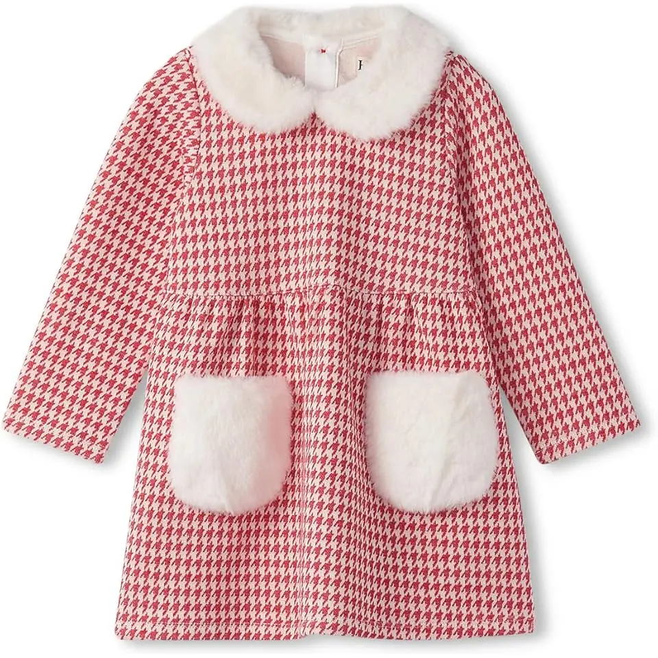 Fur Trim Dress (Toddler)