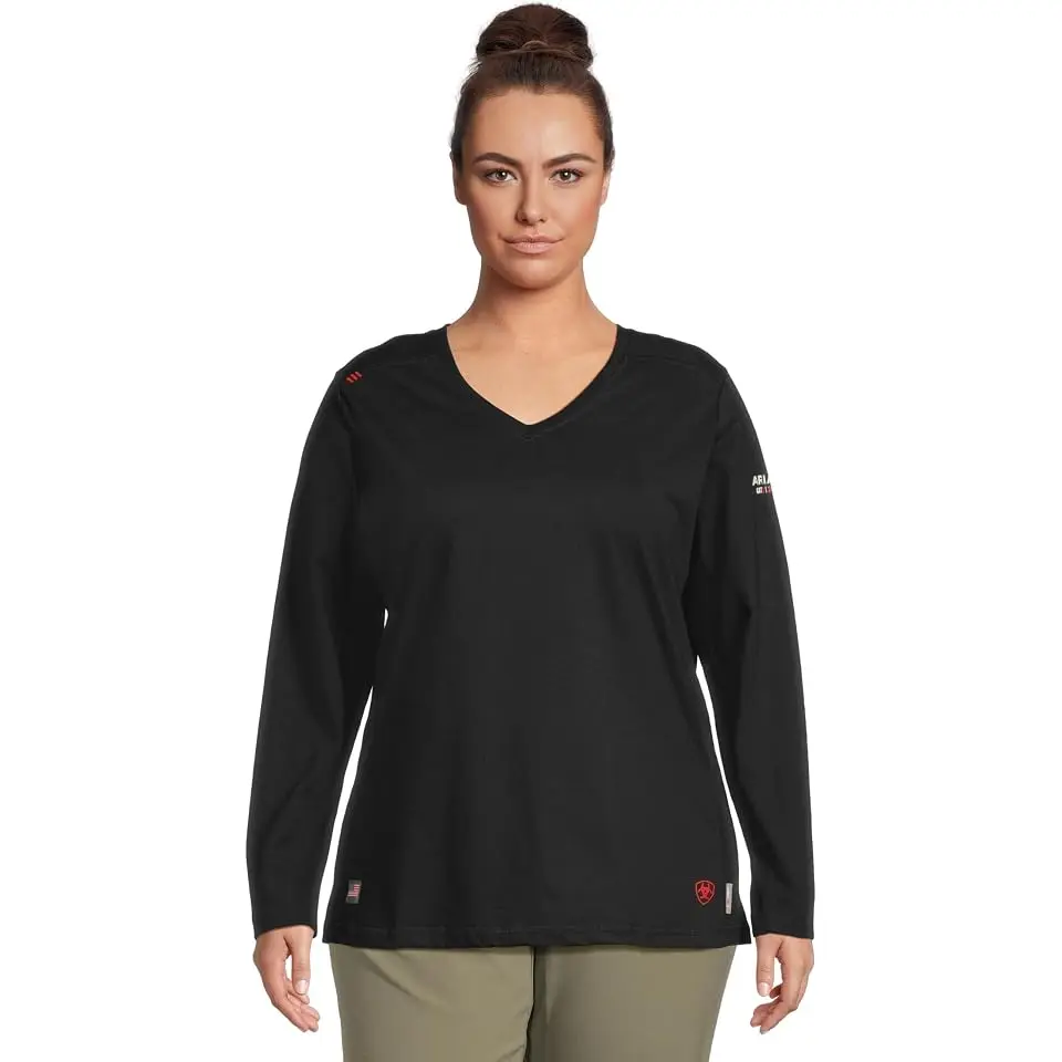 Plus Size FR AC Crew Top