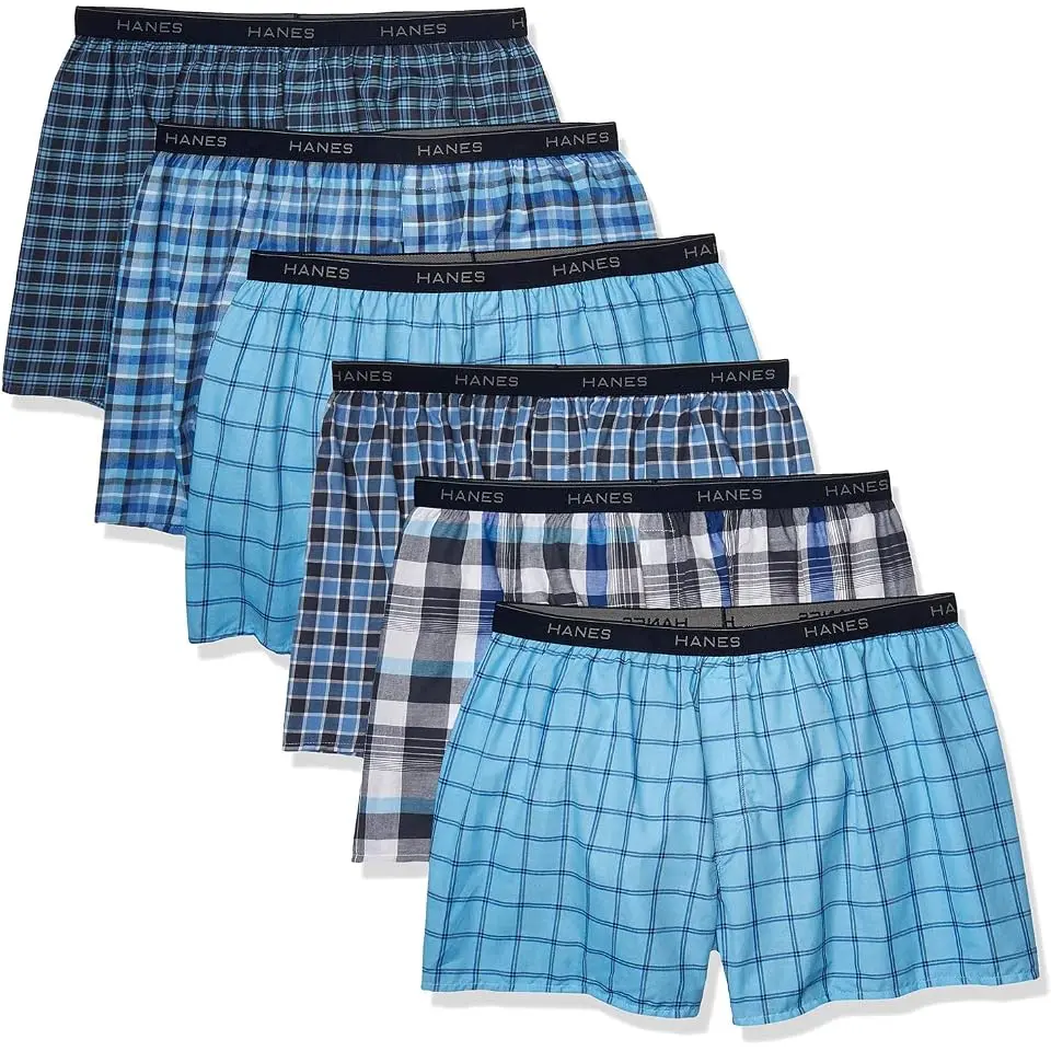 Tagless Boxer with Exposed Waistband, Multiple Packs Available