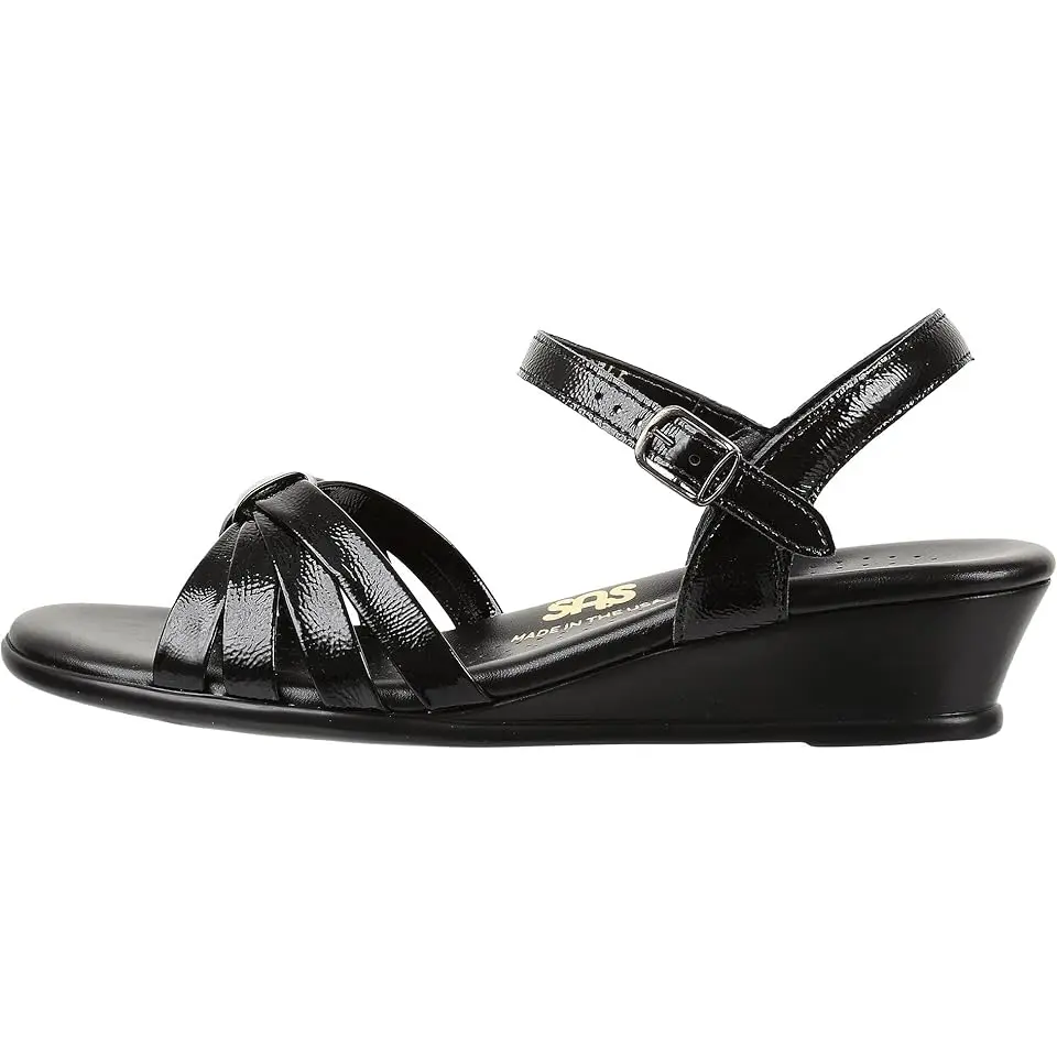Strippy Wedge Sandal