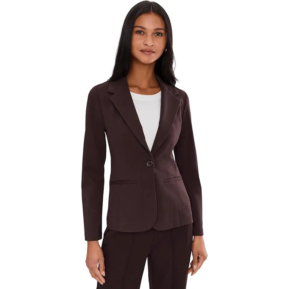 Super Stretch Ponte Fitted Blazer