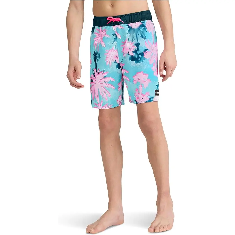 Pop Color Palm Pull-On Swim Trunks (Little Kid/Big Kid)