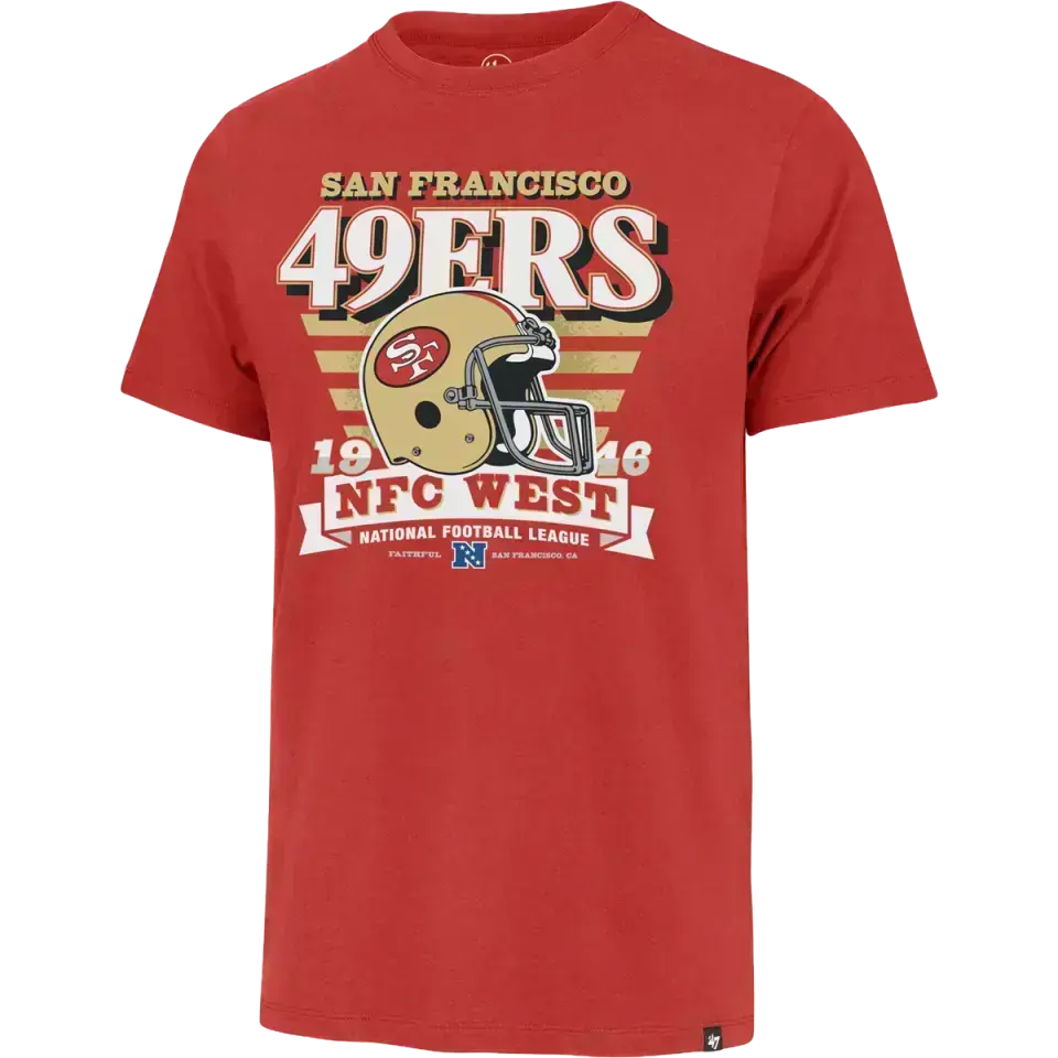 Men's 49ers Stripe Splash Franklin Tee