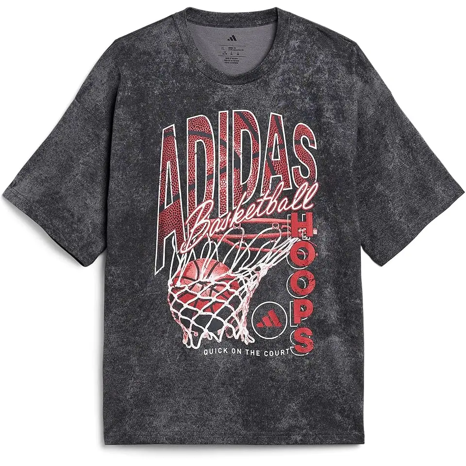 AOP Basketball Wash Tee (Big Kid)
