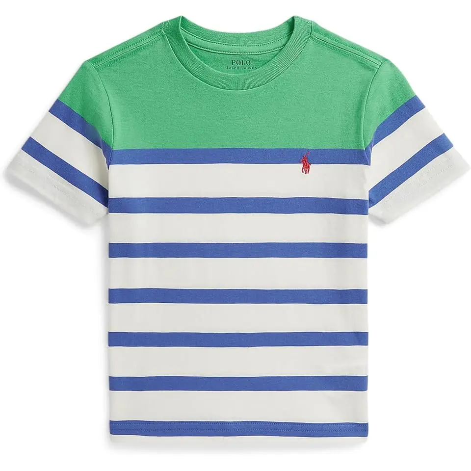 Striped Cotton Jersey Tee (Toddler/Little Kid)