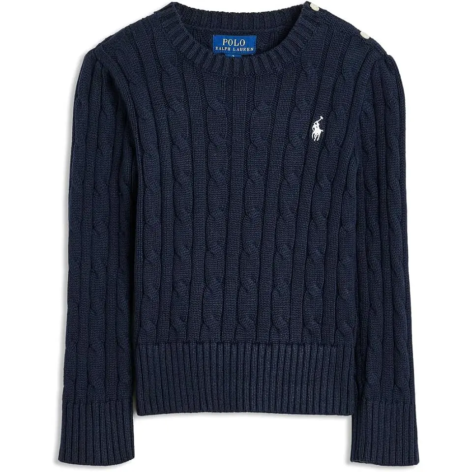 Cable-Knit Cotton Sweater (Toddler/Little Kid)