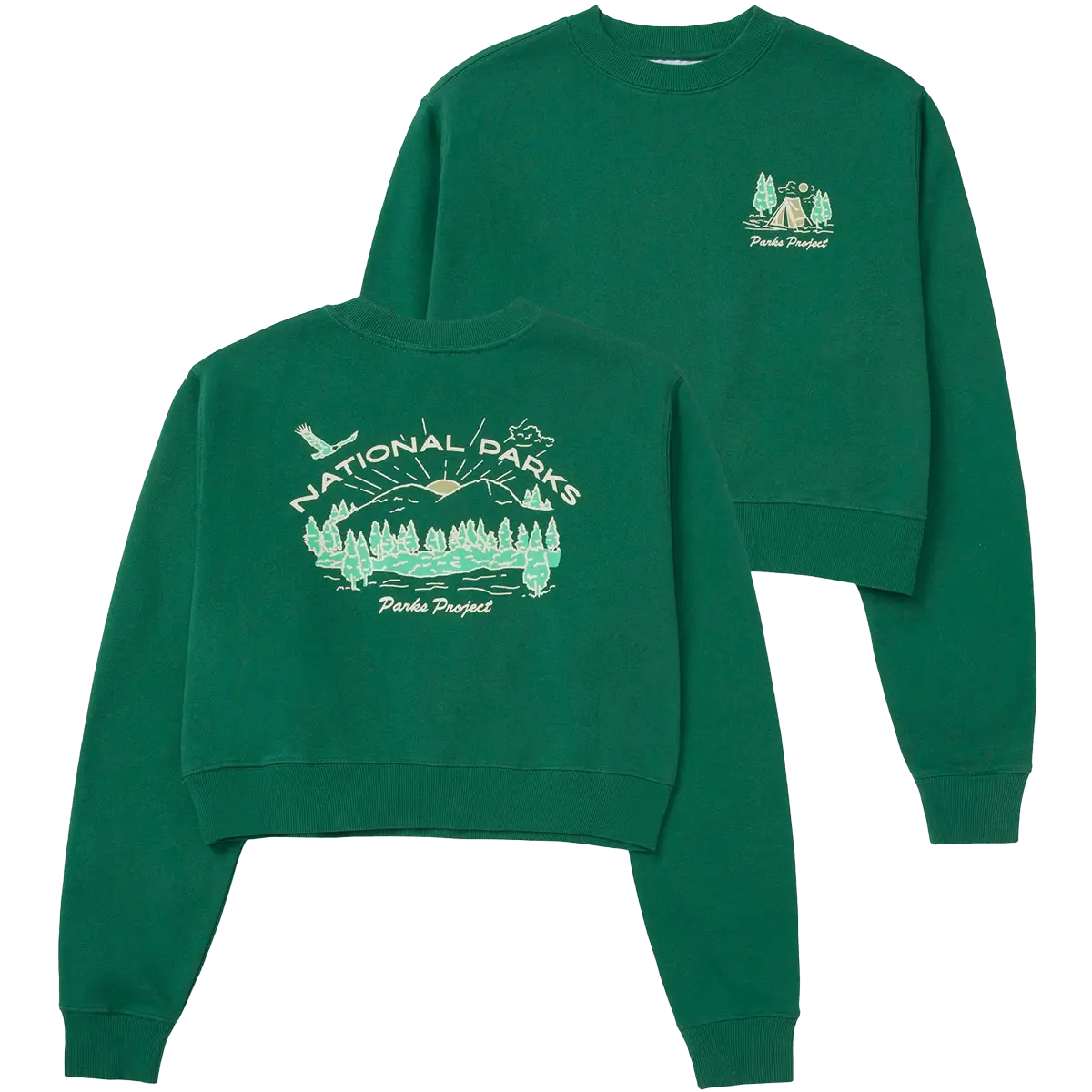 Women's National Parks Sunrise Cropped Crew