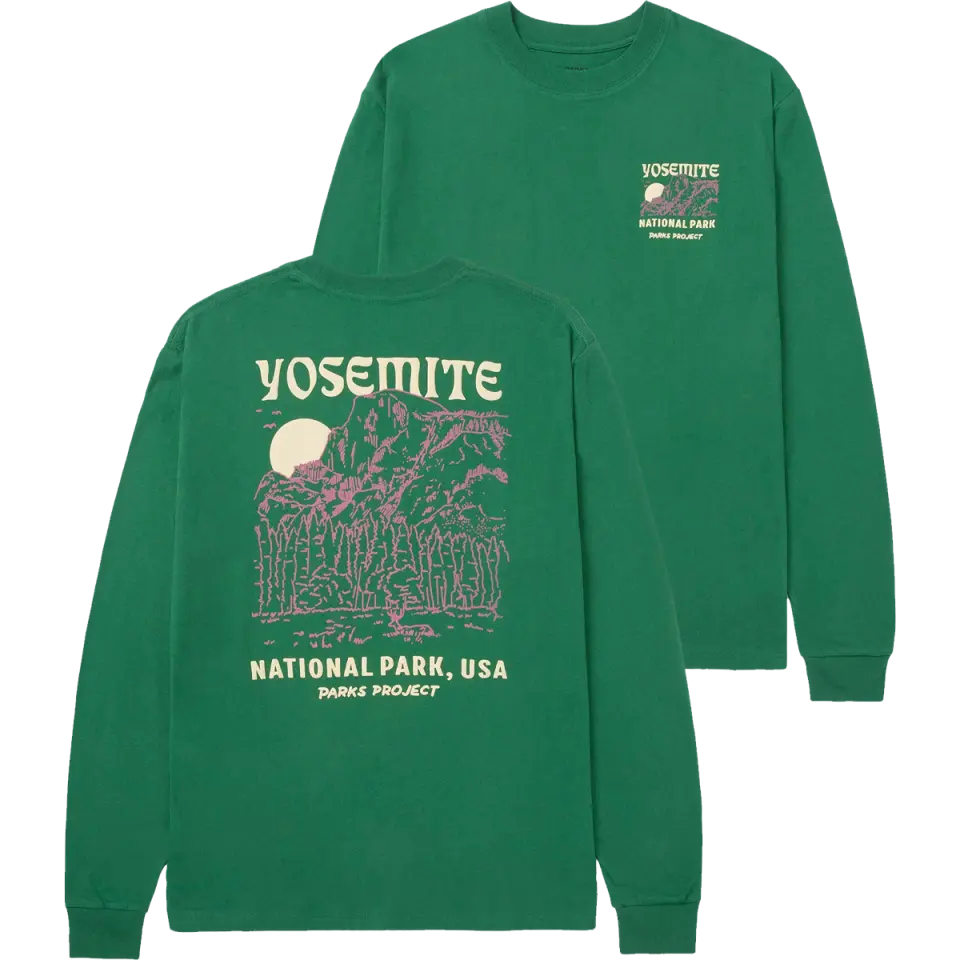 Yosemite Puff Print Long Sleeve Tee