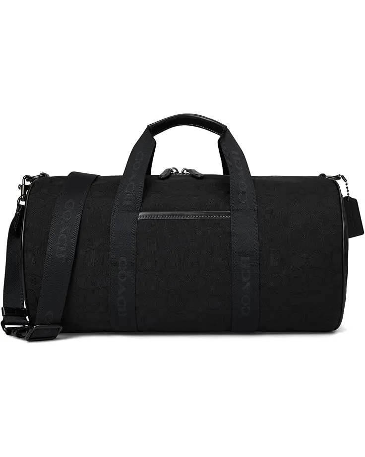 Men's COACH Theo Duffle In Signature Jacquard