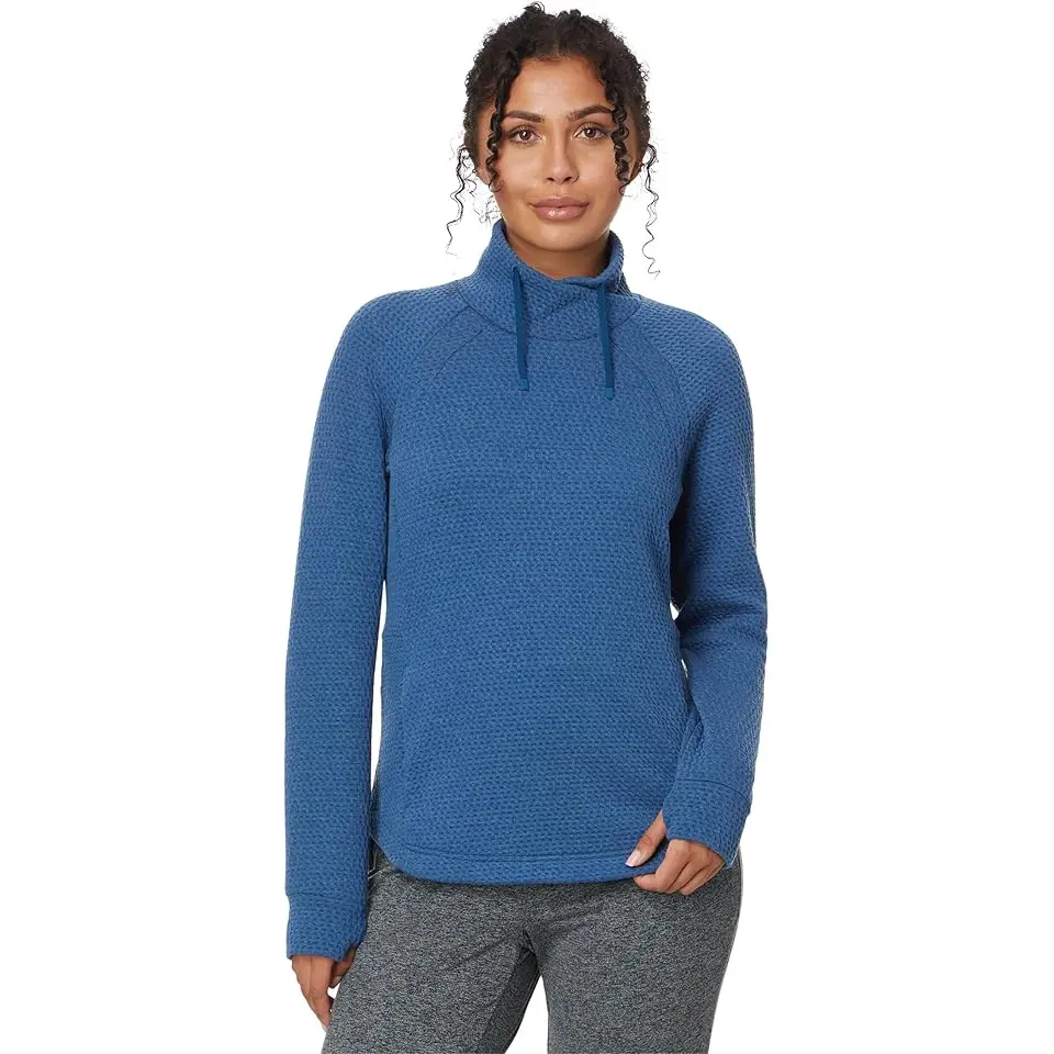 Ridgeknit Crossneck Pullover