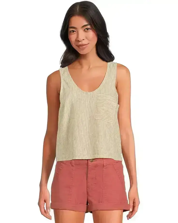 Women's Toad&Co Taj Hemp Button Back Tank