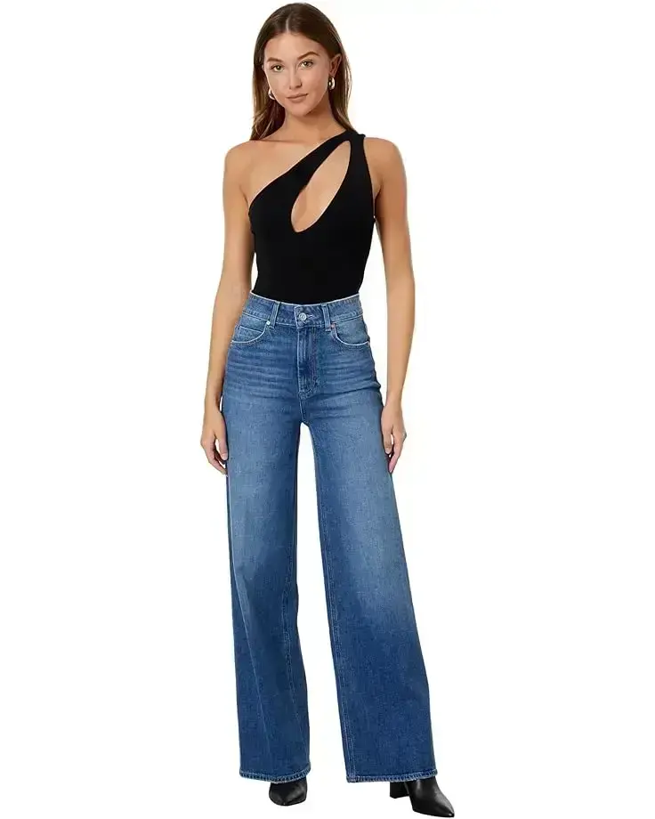 Women's Paige Sasha 32" Extended Coin Pocket in Stefania Distressed