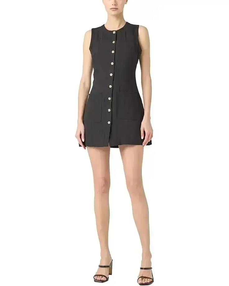 Women's Blank NYC City Nights Sleeveless A Line Dress