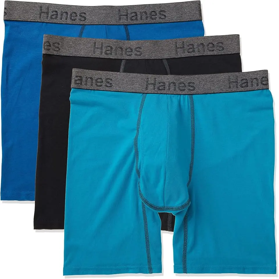 3-Pack Comfort Flex Fit Ultra Soft Stretch Boxer Brief, Available in Regular and Long Leg